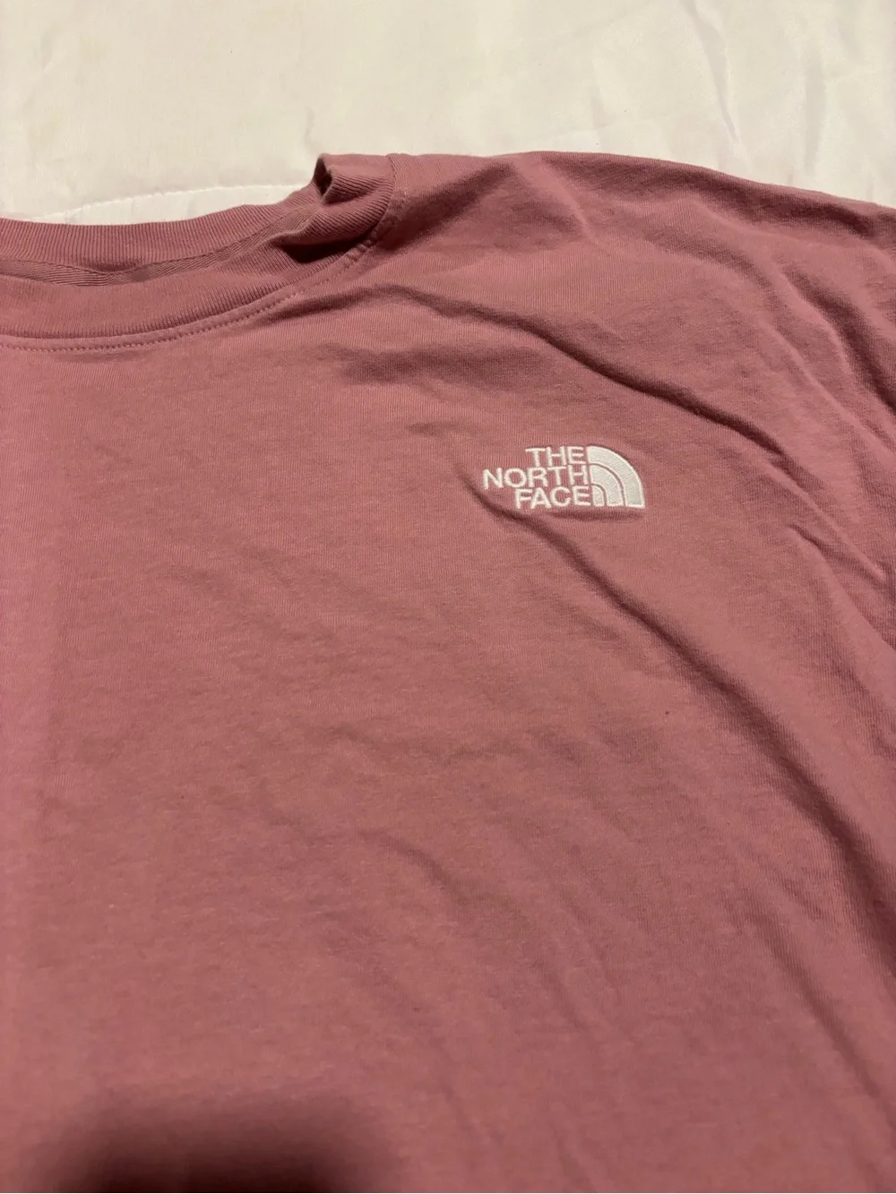 The North Face Men's Short Sleeve Tee in Dusty Rose Pink XXL